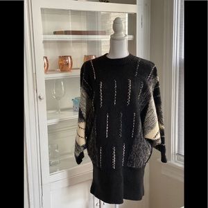 Vintage Wool Like Oversized Sweater